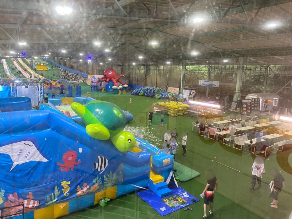 狭山スキー場 スーパーウォーターフェスの会場全景
